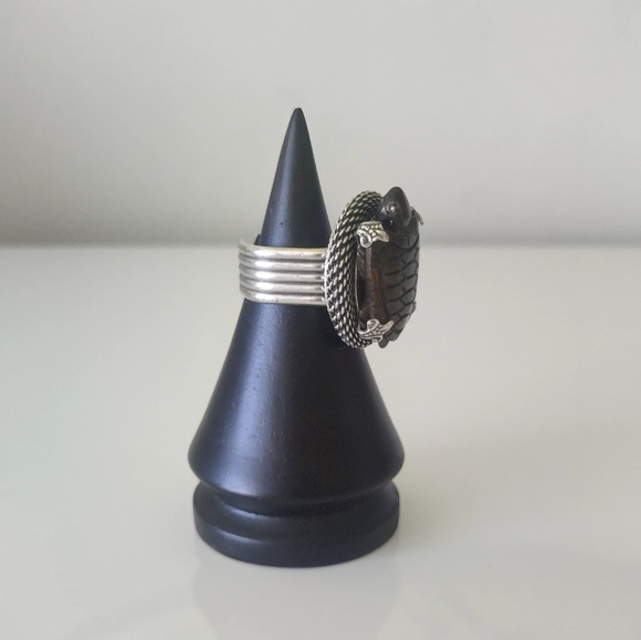 Jean Michael SF Vitg Turtle Ring - Picture 2 of 6